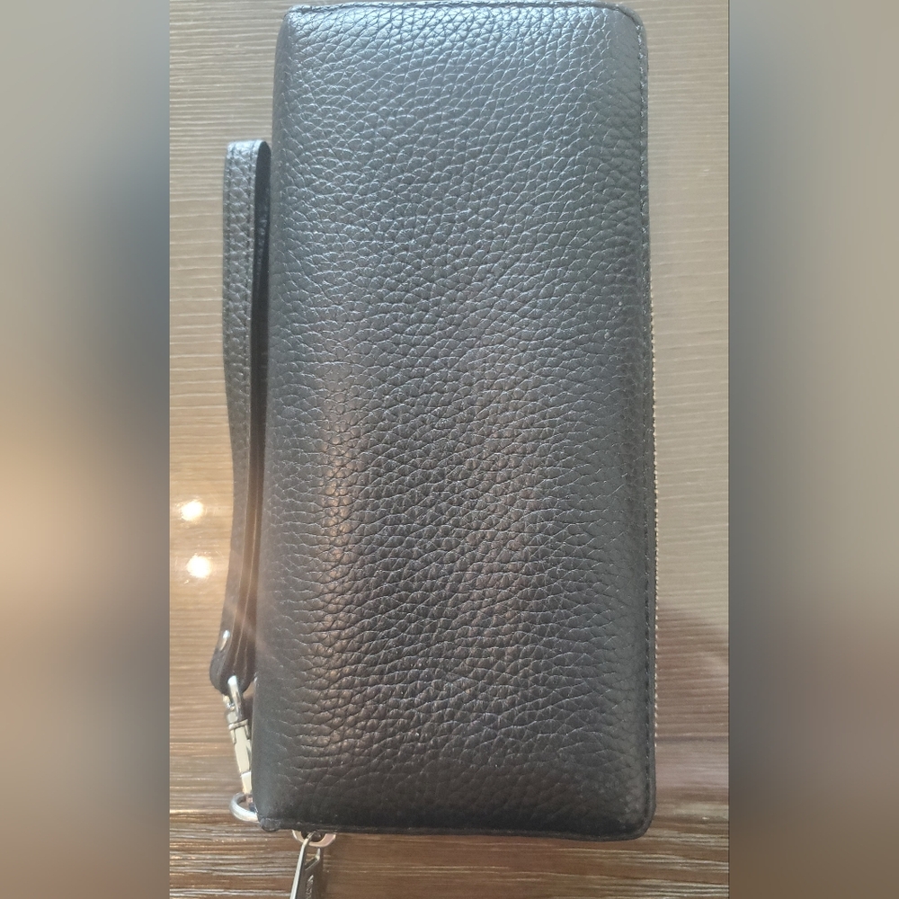MICHAEL KORS Wallet/Wristlet - Pebbled Black - Picture 4 of 6